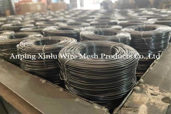 16 Gauge Black Annealed Tie Wire Anti Corrosion 1mm - 2mm Diameter Double Loop Rebar Binding Wire