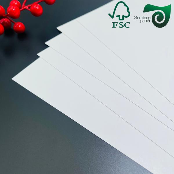 295gsm 325gsm SBS Paper Board C1S Ivory Board  Ideal For Greeting Card Crafting FSC