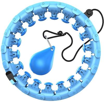 Detachable Smart Hula Ring Body Shape Gym Equipment With Exercise Ball Auto Spinning