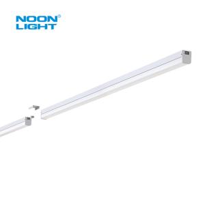 8FT 80W Linear Suspended Light Fixture CCT 30/35/40/50K Tunable