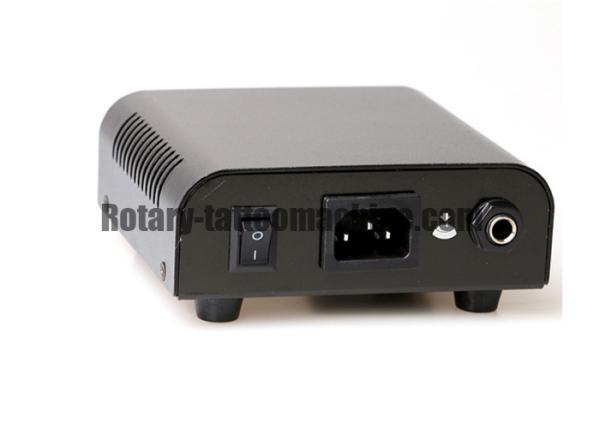Black Color Tattoo Machine Power Box Dual Connectors Output Current 2A Max