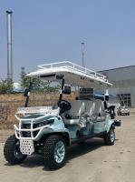 Carrinho de golfe com aceleração rápida, motor de alta eficiência e bateria de longa duração
