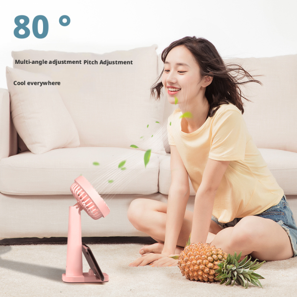 1200mAh Battery Mini Portable Fan with Humidify Function and Lightweight Design for Outdoor Use