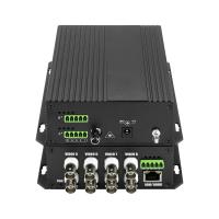 8 ports de vidéosurveillance vidéo audio Ethernet contact sec Convertisseur multimédia en fibres Bidi D5V2A