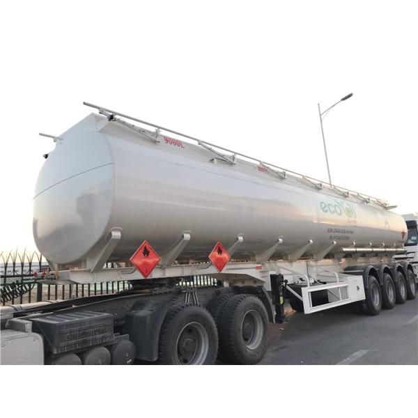 Carbon Steel Customized Fuel Tanker Semi Trailer / Tractor Trailer Tanker