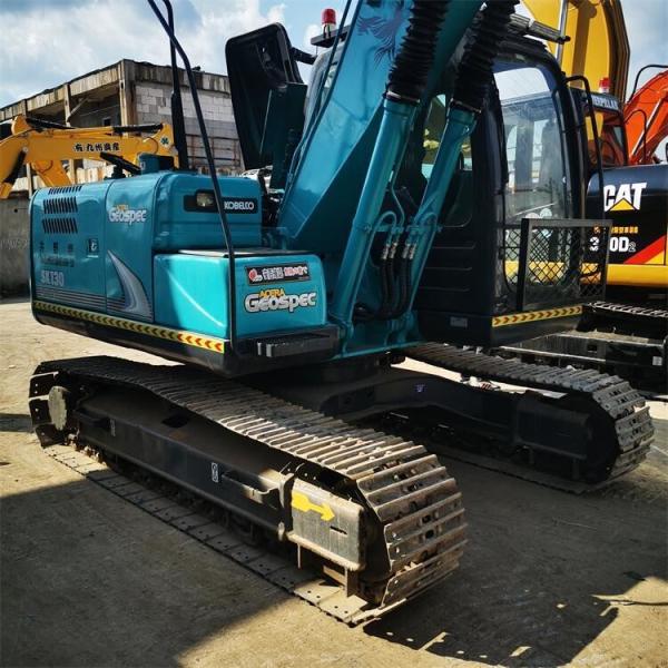 SK130-8  Kobelco 13 Ton Excavator Used Construction Machinery Convenient