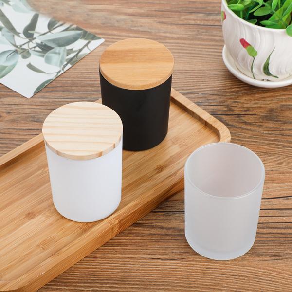 Bamboo Candle Jar Lid - Eco-Friendly Wooden Cap with Airtight Seal