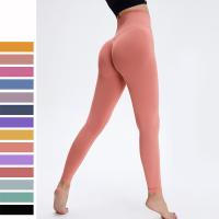 Nude de levantamento das caneleiras da extremidade sem emenda alta do pêssego do Gym de Waisted 14 cores S M L Size
