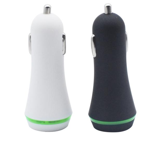 Shenzhen Universal Dual Ports Quick USB Car Charger Double USB Fast Car LED Luminous car charger