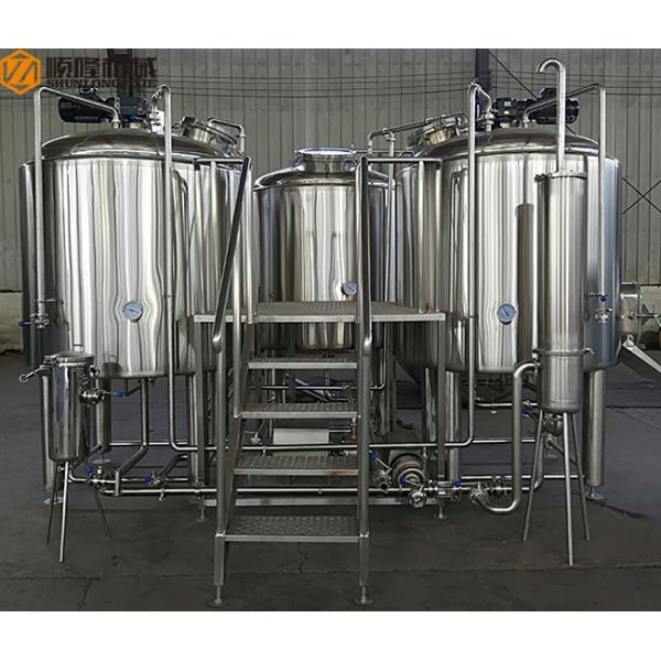 10HL Industrial Beer Brewing Equipment Stainless Steel Full Set Auto / Manual Control