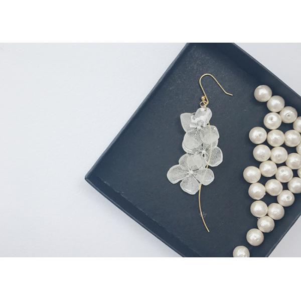 Most Popular Japan Designed Hydrangea Paradise Jhumka Long Chain Earrings With Pure Silver 925