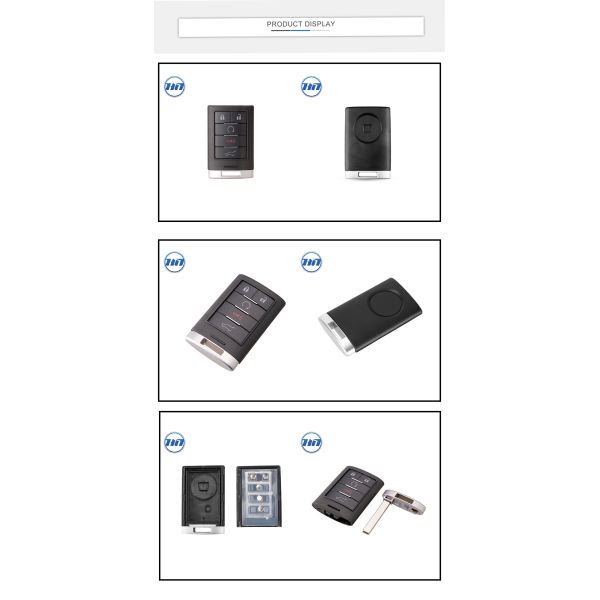 Car Remote Key Shell For Cadillac Escalade ESV EXT ATS SRX STS CTS Auto Keyless Entry Car Key