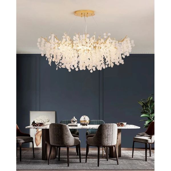 Nordic Ceiling Crystal Chandelier Gold Luxury Pendant Light  （WH-AP-672）