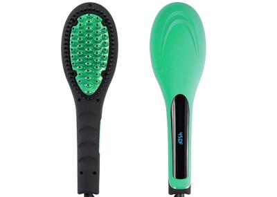 Ceramic Heated Straightening Brush , 30s Fast Heat Up Electric Straightener Comb