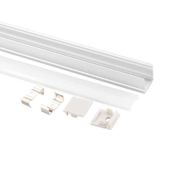 форма ширины u 20mm привела алюминиевый свет шкафа кухни крышки ПК профиля