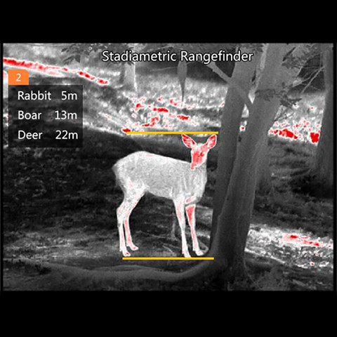 toma de imágenes térmica del rifle 400x300 que mancha el engranaje táctico al aire libre de la guía TU430 del alcance
