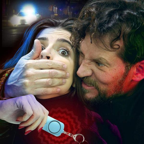 130db personal alarm Safe Sound safety alarm key chain Women Students Girls Elderly Protection