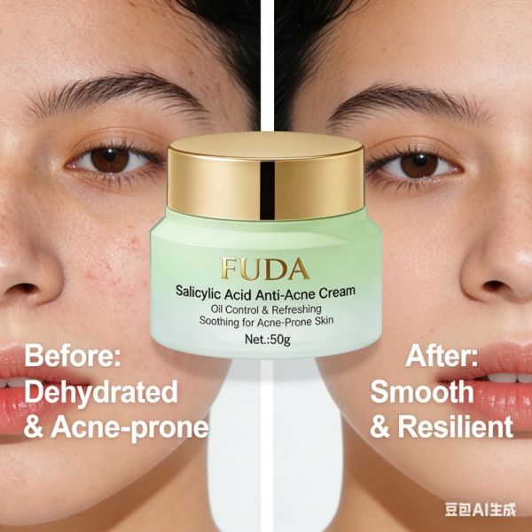 Salicylic Acid Acne Treatment Cream, Moisture-Locking Repair Long-Term Anti-Acne