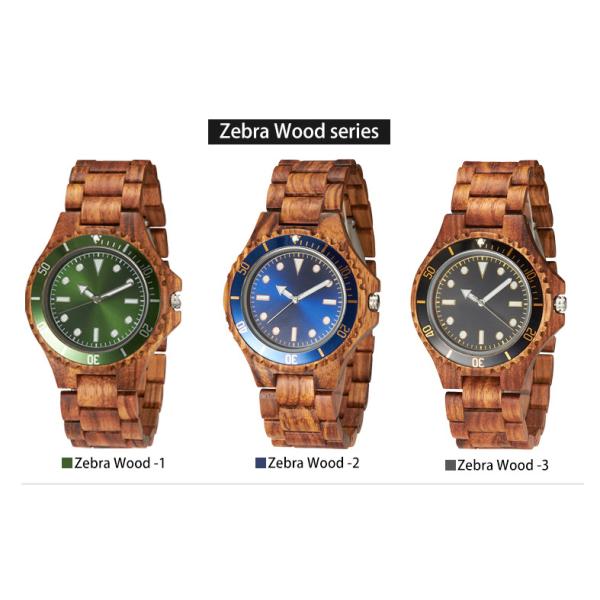 3ATM Waterproof VD53 Movement Wooden Quartz Watch