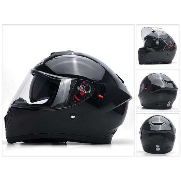 Custom Color Full Face DOT FMVSS 218 Motorcycle Helmet Equipped with PC Strong Visor