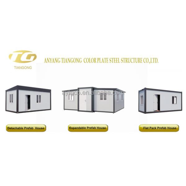 Luxury Portable China Cheap Prefab Houses Custom Mobile Homes Expandable Houses