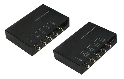 4 to 1 Video Multiplexer over Coax & Signal Superimpose Device