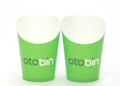 Customize French Fry Cups / Containers , Take Away French Fry Scoop Cup