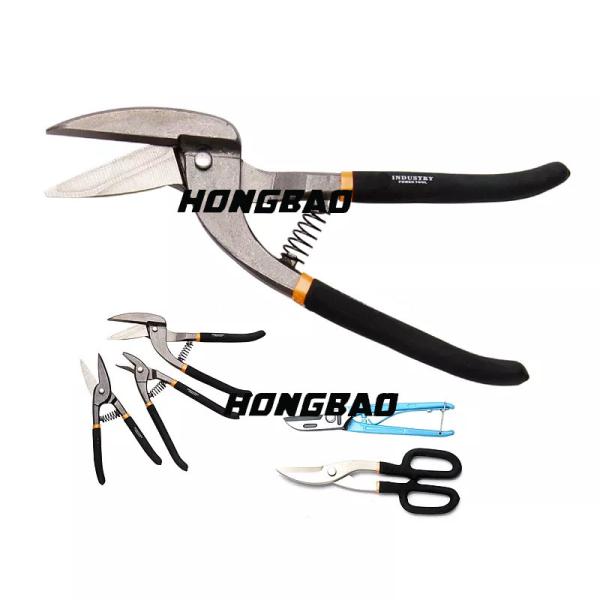 Sheet Metal Hand Snips Straight Hand Snips Tin Scissors 9 12