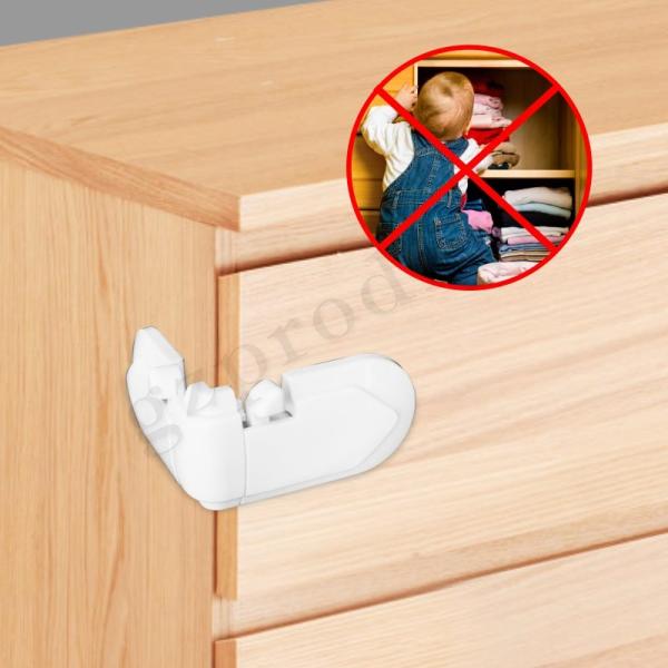 Prodigy Detachable Childproof Baby Safety Lock Practical Sturdy For Cupboard And Cabinet