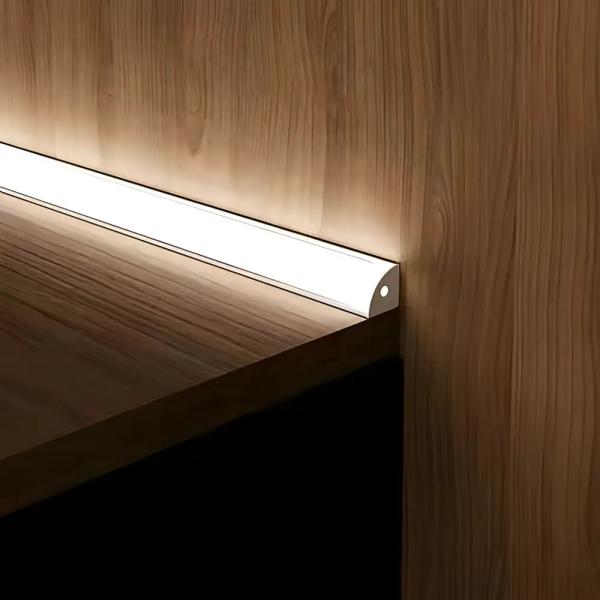 LED Aluminum Lamp Groove Mounting Screws Install Lightweight