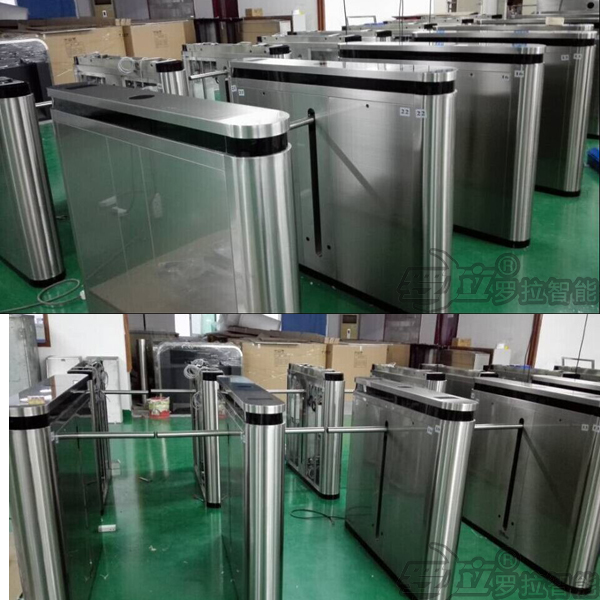 Drop Arm Turnstile 13.56Mh RFID Durable Security Pedestrian Barrier Gate Drop Arm For Public Facility