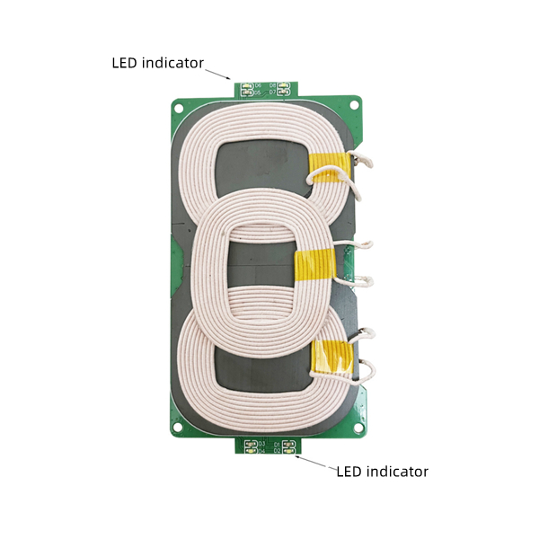 Three Coil Wireless Charging Module 10W , PCBA Wireless Power Module