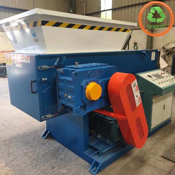 Waste Textile Hard Plastic Woven Bag Wood Rubber Shredder Single Shaft for Processing