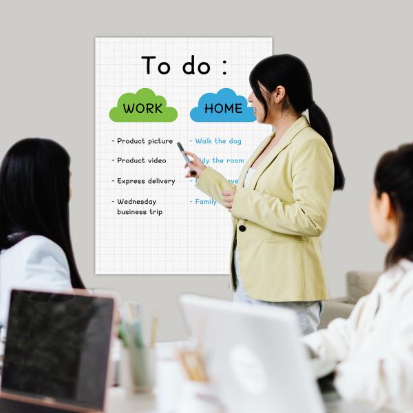 Presentation Planning To Do List Static Whiteboard Sheet With Grip