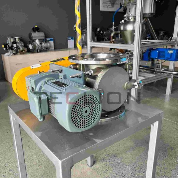 Válvula de alimentación rotativa de esclusa de aire de entrada de acero inoxidable para polvo de silicio de carbono de carbón