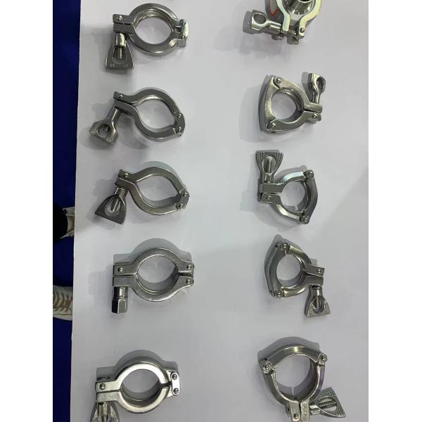 High Strength Stainless Steel Tri Clamp for Heavy Duty High Pressure Equipment Pipe DIN Standard 304/316 Material