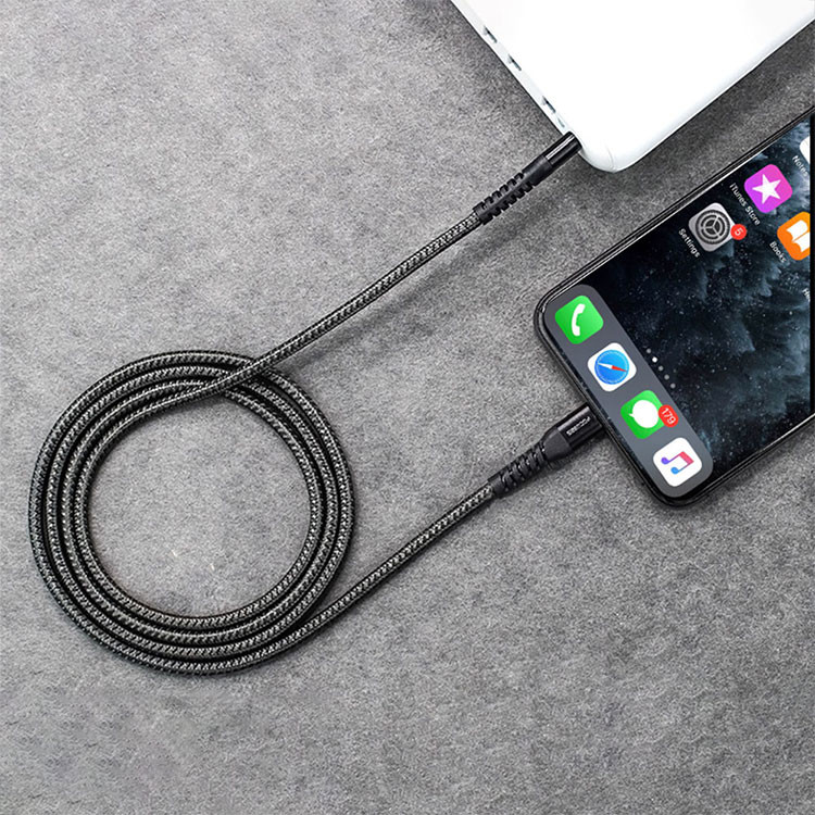 3A PD18W Type C To Lightning Cable Nylon Braded For Apple IPhone IPad MacBook