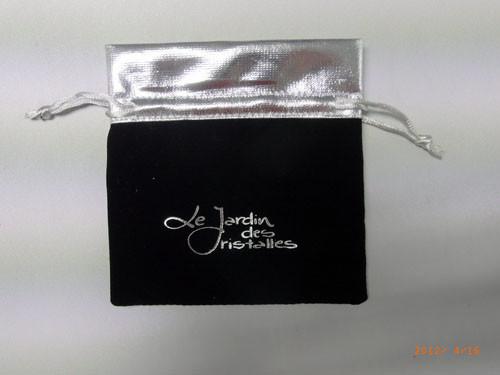BRC 12.5cm Jewelry Drawstring Pouch Mini Small Black Velvet Bags RoHS Custom Printed