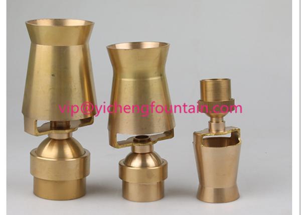 Adjustable Cascade Water Fountain Nozzles Fountain Ice Tower Head Brass Material