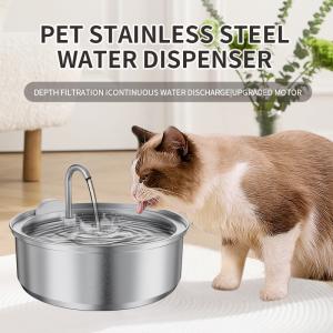 Pet Water Dispenser With Filter CE FCC ROHS IP68 Certified 5V ≥ 1.5A Adapter
