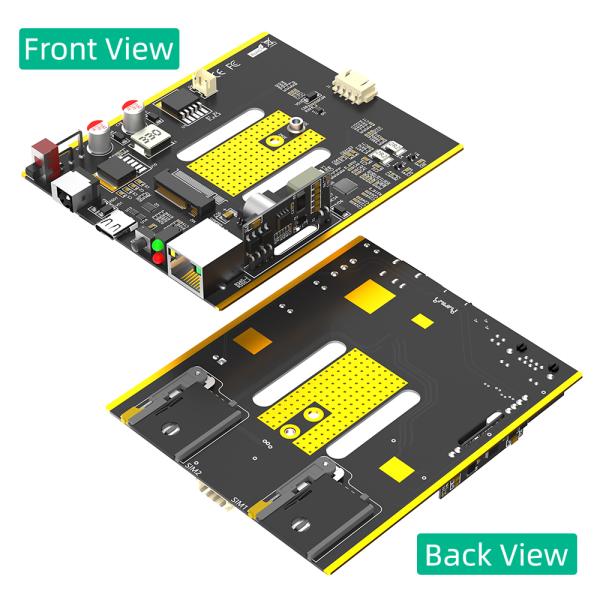 NGFF(M.2) 4G/5G Module To Type C Adapter With POE Module And Dual SIM Card Slot And RJ45 Port, Realtek RTL8125BG Controller
