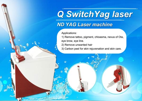 Stationary Q Switch Laser Treatment For Pigmentation / Tattoo Temoval Beauty Machine