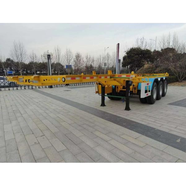 50T Load Capacity 40 FT Skeleton Chassis Semi Trailer for Container Transportation