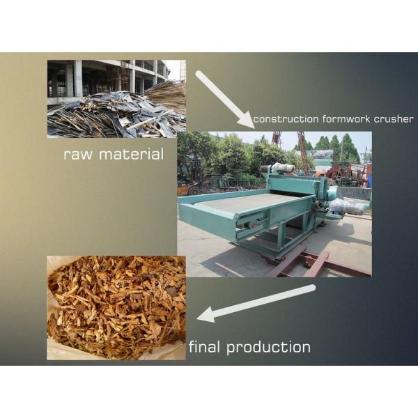 Building Material Shops Double Shaft Shredder Machine for Wood Crushing and Grinding
