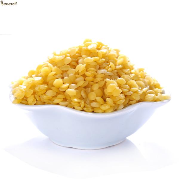 100% de cera de abelha amarela natural pura Granulado Paleta Nível de alimentos e medicamentos cera de abelha