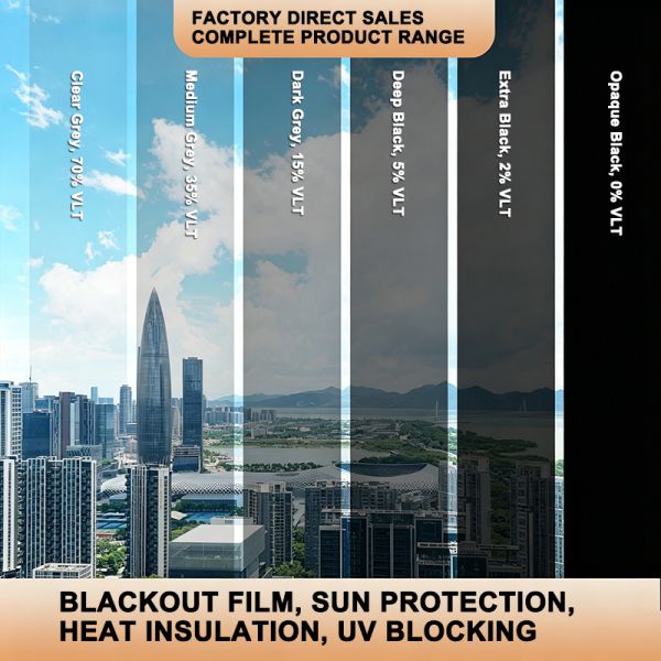 Anti Scratch Finish Energy Saving Window Tint , PET Architectural Window Film
