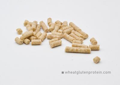 Extrusão física de glúten de trigo vital para a produção de alimentos para animais