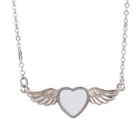 Jewelry Laser Back Pendant Personalized Angel Wing Necklace Memory Pendant With Wings