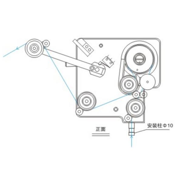 500-2500g Electronic / Magnetic Tensioner For Stator Coil Winding Machine
