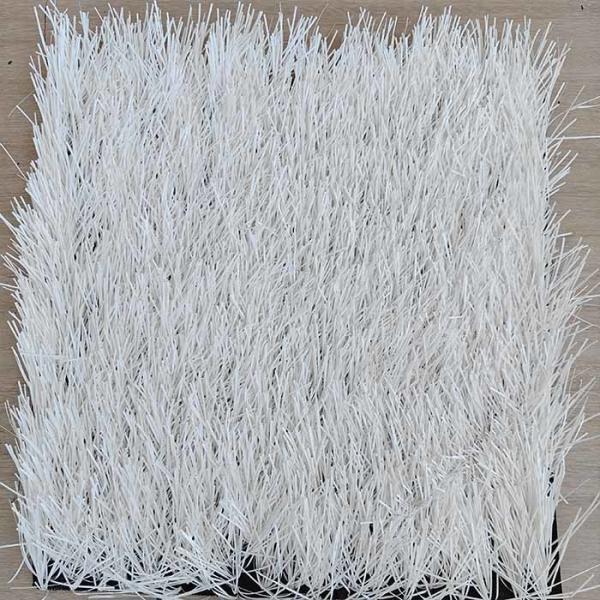 Erva artificial branca de 50 mm 8000 Detex Infill Erva sintética para campos de futebol